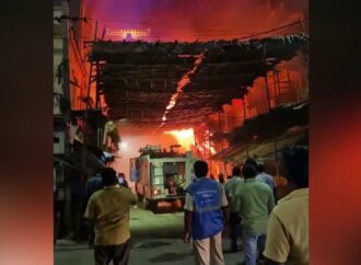 గోవిందరాజస్వామి ఆలయం వద్ద అగ్నిప్రమాదం