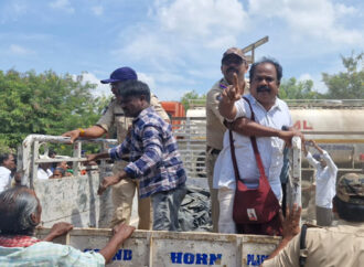 పోలీసుల పహారా నడుమ బల్క్ డ్రగ్ ప్రజాభిప్రాయ సేకరణ